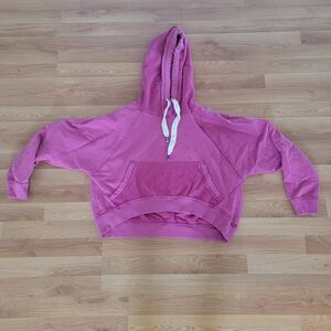 BDG Pink Cropped Hoodie Size Medium